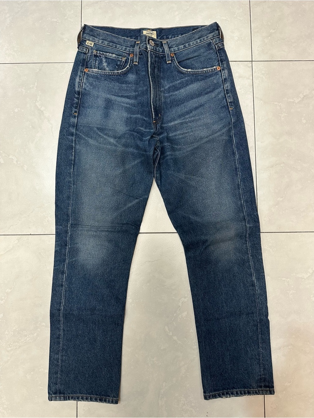 Citizens Of Humanity Premium Vintage Dree Crop High Rise Slim Straight Jeans